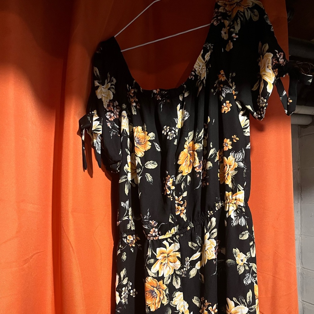 Womens Floral Jumpsuit